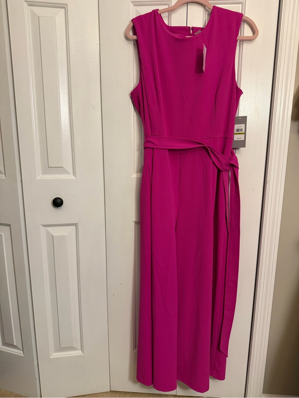 Marc New York NWT Raspberry Belted Jumpsuit - Wide Leg - Size 14